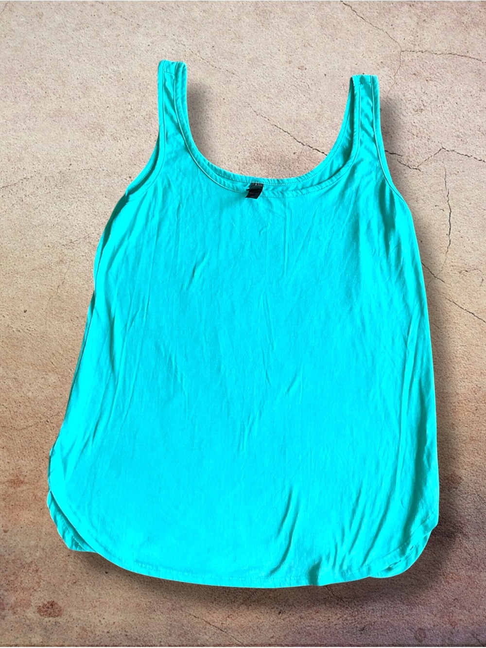 District Made Aqua Drapey Tank Size M